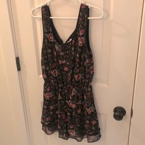 Floral print romper